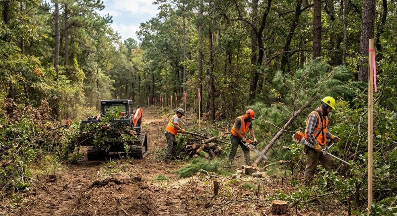 Easement Land Clearing in Atlanta, GA