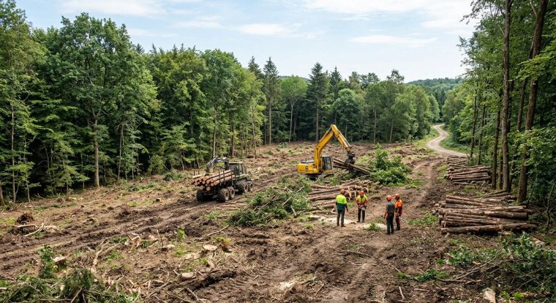 Forestry Clearing in Gwinnett County, GA