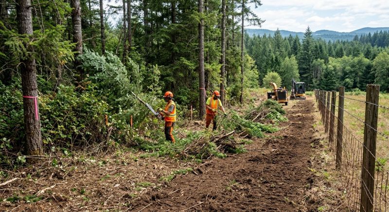 Slope Clearing in Gwinnett County, GA